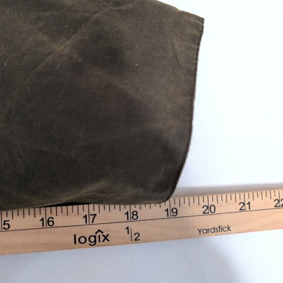 Barbour Beaufort Waxed Cotton Jacket Khaki Olive C40 (M) - Picture 15 of 15